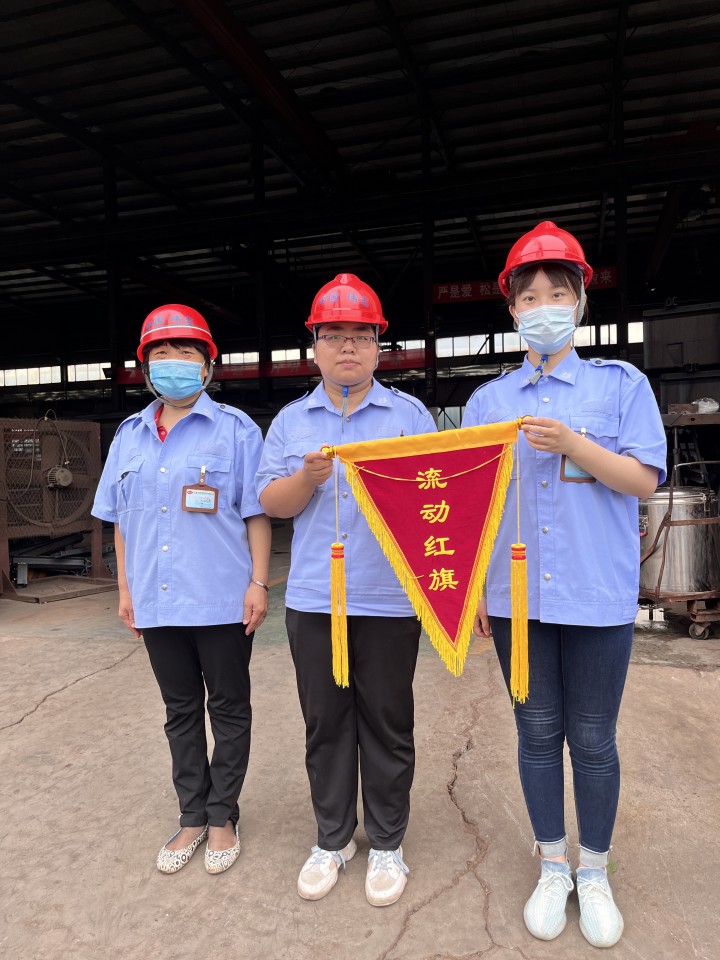 偉志鋼模板企業(yè)文化構(gòu)建,頒發(fā)流動紅旗