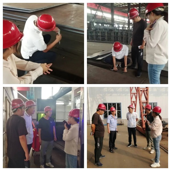 歡迎客戶現場查看制作中鋼模板