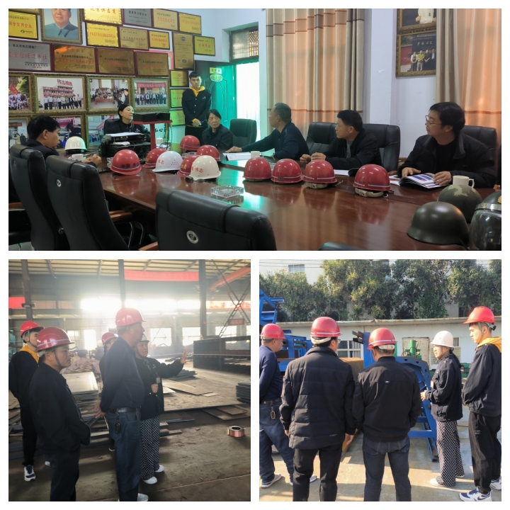 歡迎和縣長江路橋負責人到鋼模板廠家考察