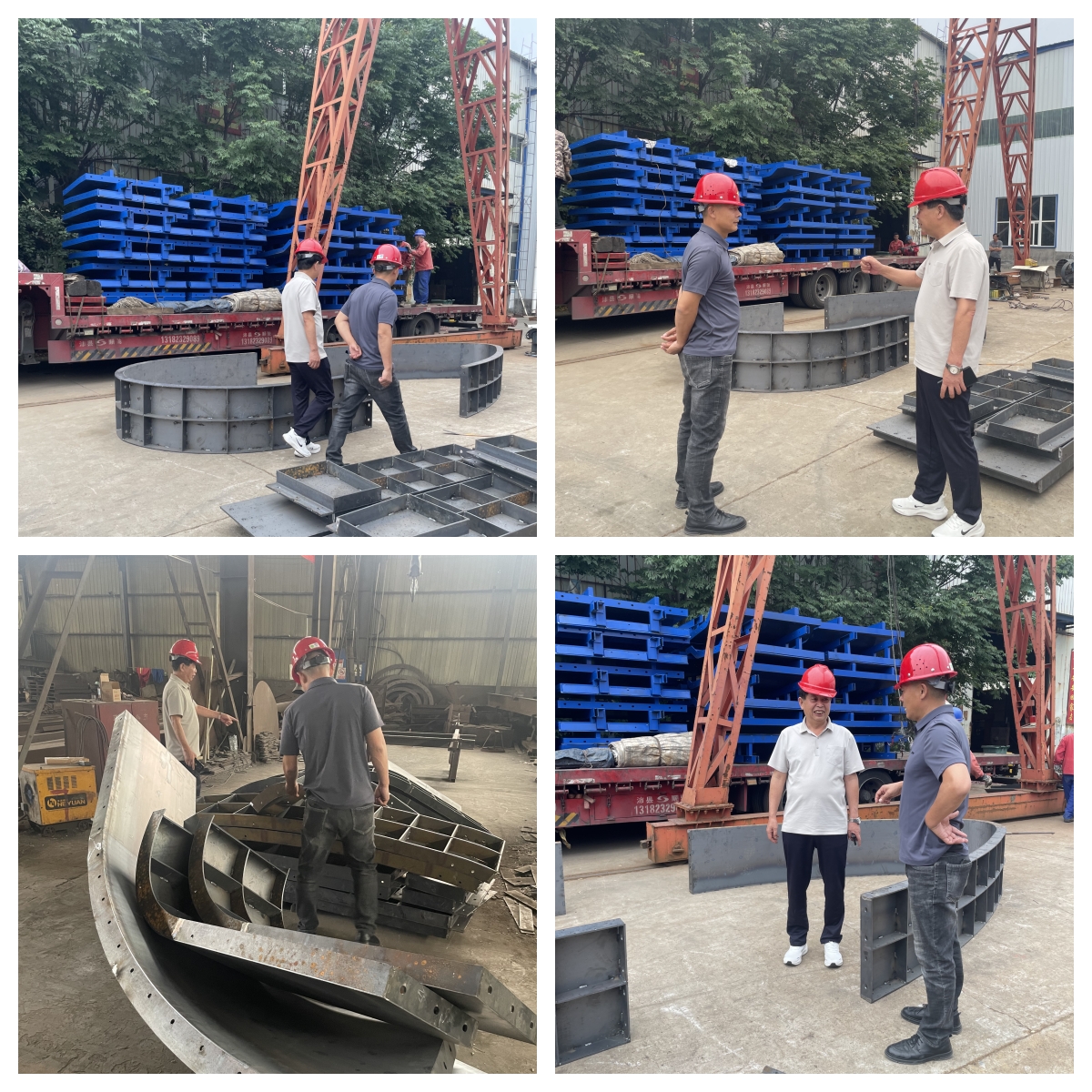 客戶親臨點贊！偉志鋼模板以實力贏得信任